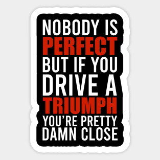 Triumph Owners Sticker